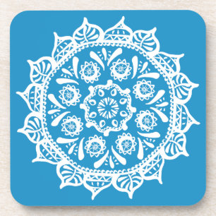 Bluebird Mandala Bier Onderzetter