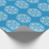 Bluebird Mandala Cadeaupapier (Hoek)
