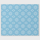 Bluebird Mandala Cadeaupapier (Vlak)