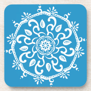 Bluebird Mandala Drankjes Onderzetter