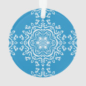 Bluebird Mandala Ornament (achterkant)