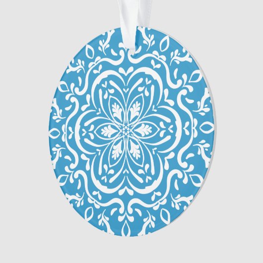 Bluebird Mandala Ornament (voorkant)
