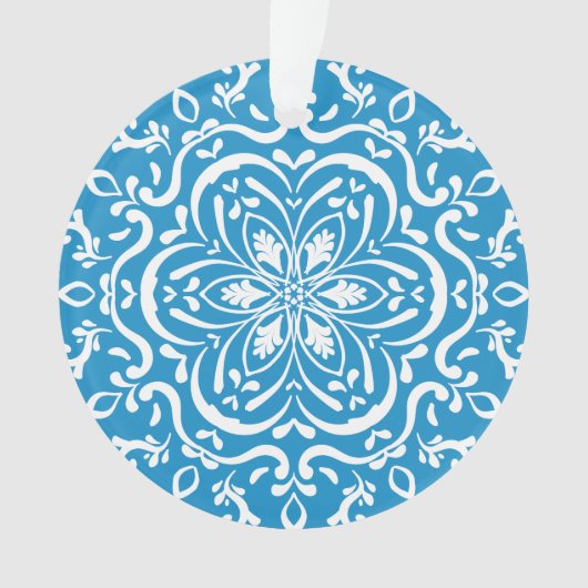 Bluebird Mandala Ornament (voorkant)