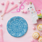 Bluebird Mandala Papieren Bordje (Feest)