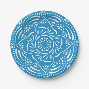 Bluebird Mandala Papieren Bordje
