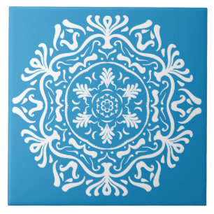 Bluebird Mandala Tegeltje