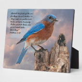 BLUEBIRD - Matthew 6:26 Fotoplaat (Zijkant)
