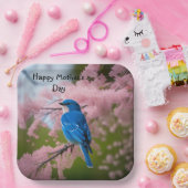 Bluebird Moederdag Papieren Bordje (Feest)