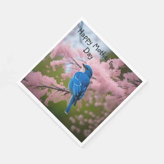 Bluebird Moederdag Servet (Hoek)