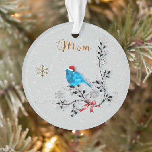 Bluebird & Mom Ornament (Boom)