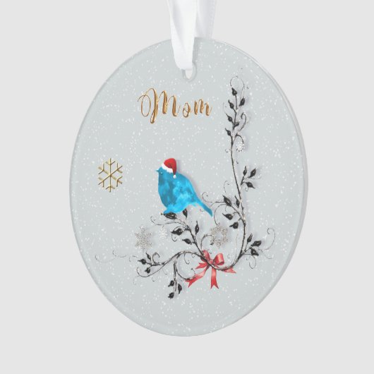 Bluebird & Mom Ornament (voorkant)