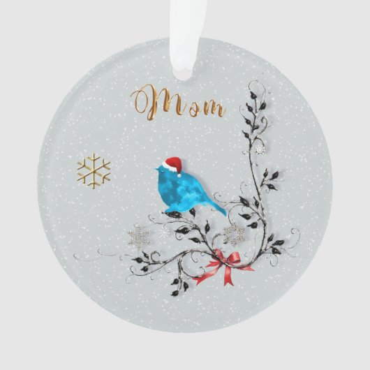 Bluebird & Mom Ornament (voorkant)