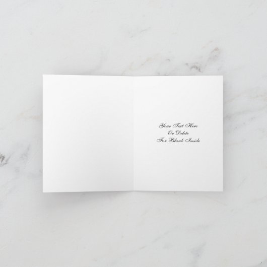 Bluebird Monogram Initiaal C Elegant Bedankkaart (Binnen)