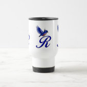 Bluebird Monogram Initiaal R Elegant Reisbeker (Center)