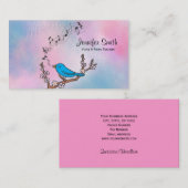 Bluebird Music Teacher Visitekaartje (Voorkant / Achterkant)