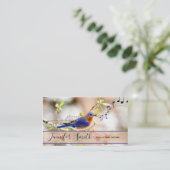 Bluebird Music Teacher's Visitekaartje (Staand voorkant)