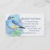 Bluebird Nail Salon of Custom Visitekaartje (Voorkant)