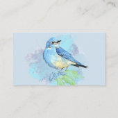 Bluebird Nail Salon of Custom Visitekaartje (Achterkant)