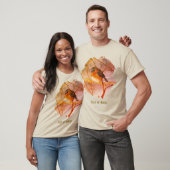 Bluebird Nature Art Personalized  T-shirt (Unisex)