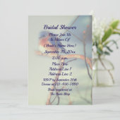 Bluebird Nature Bridal Shower  Kaart (Staand voorkant)