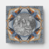 Bluebird Natuur Abstract Uw eigen foto toevoegen Fotoplaat (Voorkant)