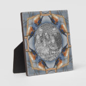 Bluebird Natuur Abstract Uw eigen foto toevoegen Fotoplaat (Voorkant)