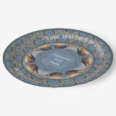 Bluebird Natuur Kunst Gepersonaliseerde Partij Papieren Bordje (Gekanteld)