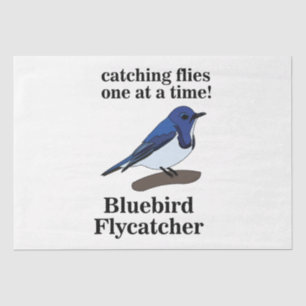 Bluebird Natuur Wildlife Funny Verjaardag Tissuepapier