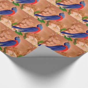 bluebird of geluk cadeaupapier
