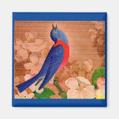 bluebird of geluk magneet (Voorkant)