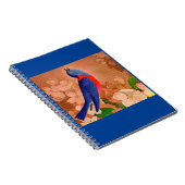 bluebird of geluk notitieboek (Rechterzijde)