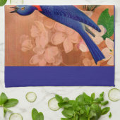 bluebird of geluk theedoek (Gevouwen)