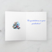 Bluebird of Happiness Afstuderen Kaart (Binnen)