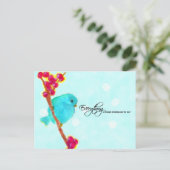 Bluebird of Happiness - Alles werkt Briefkaart (Staand voorkant)