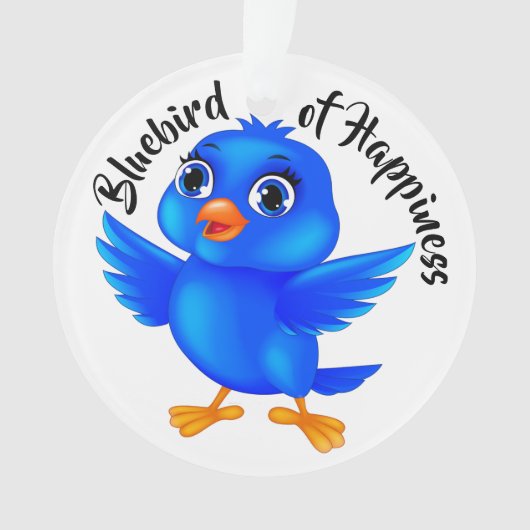 Bluebird of Happiness Ornament (voorkant)
