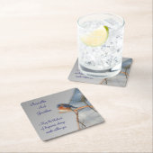 Bluebird Of Happiness Wedding  Kartonnen Onderzetters (Insitu)