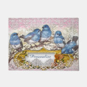  Bluebird of Happiness Welkom Deurmat (Voorkant)