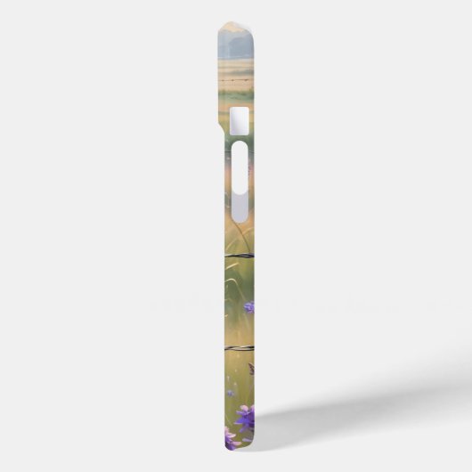 Bluebird op een hek post Case-Mate iPhone case (Achterkant / Links)