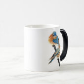 Bluebird Paar Waterverf Kunst Magische Mok (Voorkant rechts)