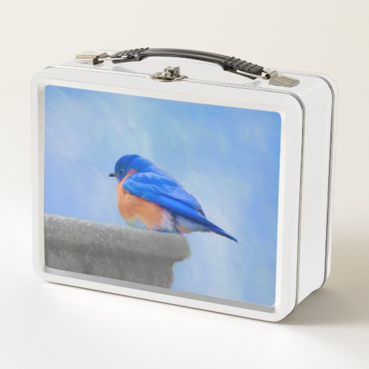 Bluebird Painting - Original Bird Art (Voorkant)