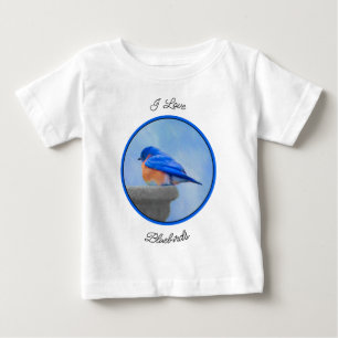 Bluebird Painting - Original Bird Art