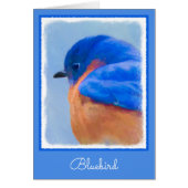 Bluebird Painting - Original Bird Art (Voorkant)