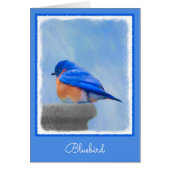 Bluebird Painting - Original Bird Art (Voorkant)