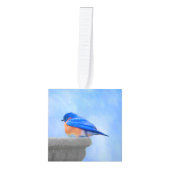Bluebird Painting - Original Bird Art Decoratie (Voorkant)