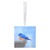 Bluebird Painting - Original Bird Art Decoratie (Rechts)
