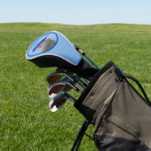 Bluebird Painting - Original Bird Art Golfheadcover (Insitu)
