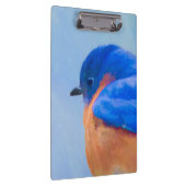 Bluebird Painting - Original Bird Art Klembord (Rechts)