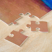 Bluebird Painting - Original Bird Art Legpuzzel (Zijkant)