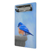 Bluebird Painting - Original Bird Art Mini Klembord (Angled2)