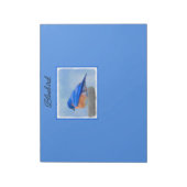 Bluebird Painting - Original Bird Art Notitieblok (Linkerzijde)